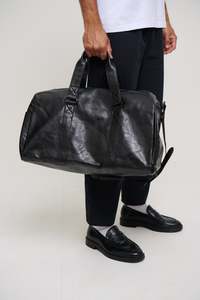 Mens Bags: Utility Duffle Bag Black