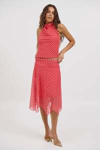 Adeline Top Red - FINAL SALE