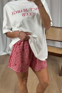 Sold Out Items: Cherry Shorts White/Red - FINAL SALE