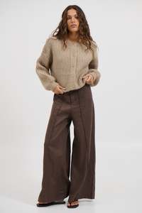 Sold Out Items: Valley Cardigan Mocha - FINAL SALE