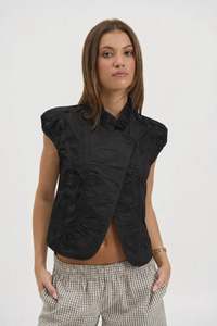 Katherine Short Sleeve Shirt Black