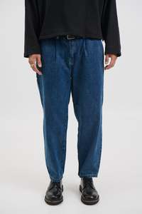 Mens Denim: Xavier Slouch Denim Blue