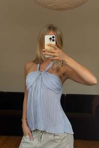 Maddison Halter Top Sky