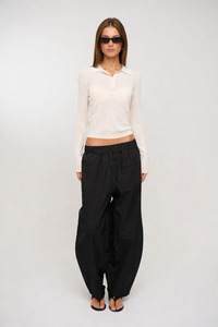 Unisex Julius Baggy Pant Black