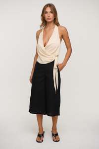 Womens Shorts: Esther Long Short Black