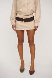 Brady Mini Skirt Chalk