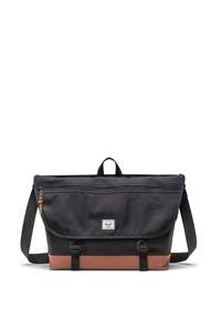 Herschel Cove Messenger Black/Saddle Brown