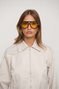 Womens Sunglasses: The Harley Black/Yellow