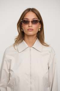 Womens Sunglasses: The Demi Clear/Smoke Fade