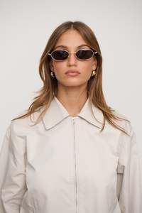 Womens Sunglasses: The Cruz Gold/Smoke