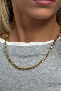 Vance Rope Necklace Gold