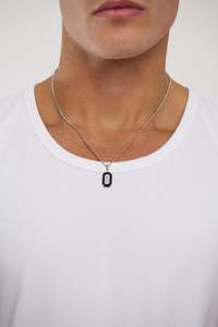 Pendant Chain Necklace Silver