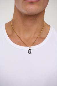 Pendant Chain Necklace Gold
