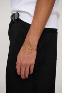 Mens Accessories: Premium NTH Archie Chain Bracelet Gold Plated