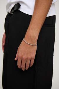 Premium NTH Archie Chain Bracelet White Gold Plated