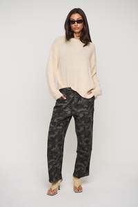 Womens Tops: Nellie Relaxed Knit Beige