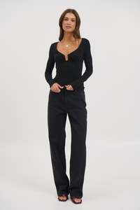 Ida Long Sleeve Black