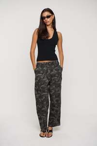 Womens Pants: Unisex Cotton Drill Pant Camo