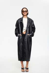 Olsen Coat Washed Onyx