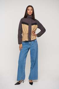 Womens Jackets Coats: Neisha Windbreaker Dark Grey