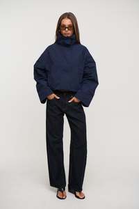 Womens Jackets Coats: Shoreline Windbreaker Navy
