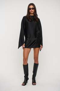 Womens Dresses: Touch Mini Dress Noir