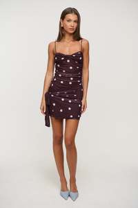Esme Mini Dress Chocolate