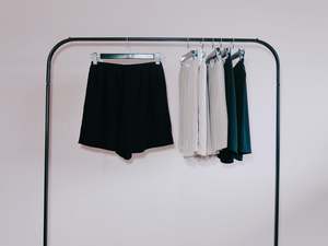 IVORY EDIT | Silk Relaxed Gathered Shorts
