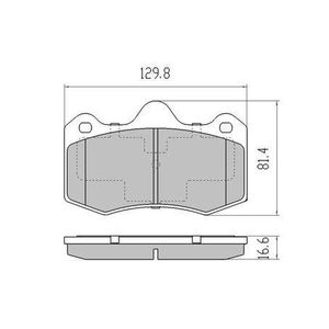 Heavy Duty Front Brake Pad Set