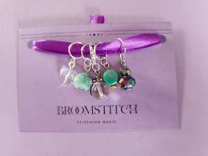 Stitch Markers (Greens)
