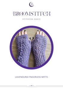 Patterns: Knit Lavendura Fingerless Mitts Pattern