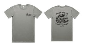 Chop Wood, Carry Water Tee Granite - BROS - Men's Wellbeing