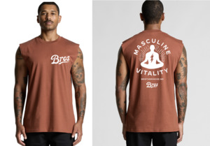 Products: Copper Muscle Tee Burnt Orange - BROS - Men's Wellbeing