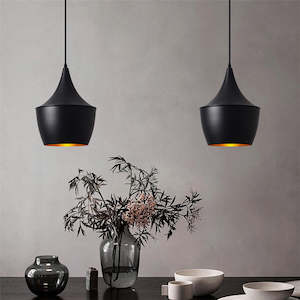 Nordic Vintage Pendant Ceiling Light Black Style B