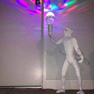 Standing True Scale Monkey Lamps