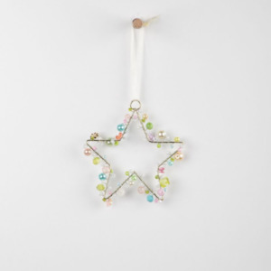 Christmas: Storybook Hanging Beaded Star