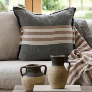 All Test: Herringbone Striped Cushion Cover ONLY