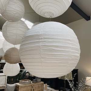 Annas Picks: Linen Shades PEAR & ROUND