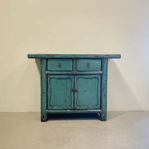 High Gloss Teal Cabinet 1070 x 400 x 800H