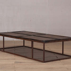 Reclaimed Pine & Iron Coffee Table 1780 x 800 x 380H
