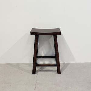 Saddle Top Bar Stool  BROWN  650H