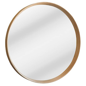 All Test: Round Wooden Mirror NATURAL OAK 800DIA