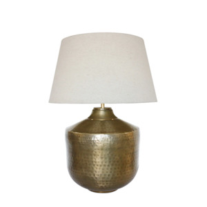 Lamps: Casablanca Urn Lamp Base in Antique Brass ONLY