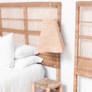 Sale: Rattan Headboard / Bed Head NATURAL