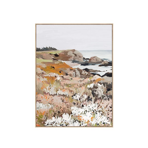 Homewares: Pastel Coastal textured Canvas ARTWORK 900x120H