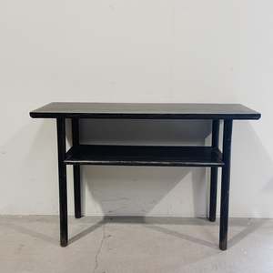 25267 Black Elm Side Table 1200 x 350 x 820H