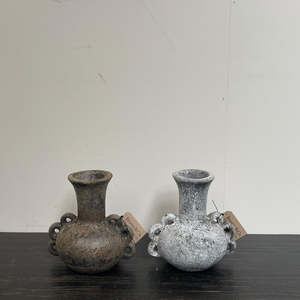 Ceramics: Small Vase w Loops