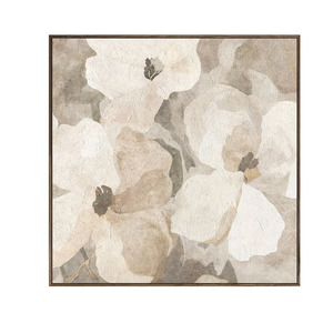 Homewares: Floral Textured ARTWORK 1000 x 1000