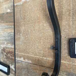 Iron Hook Single BLACK 150x 30mm