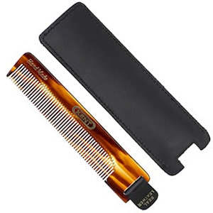 Skincare And Toiletries: Kent Comb in Leather Case